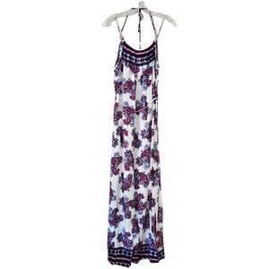 JOY & Co Women's Maxi Dress Paisley Print Coastal